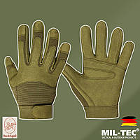 Перчатки штурмовые тактические MIL-TEC Олива Assault Gloves Германия S,M,L,XL