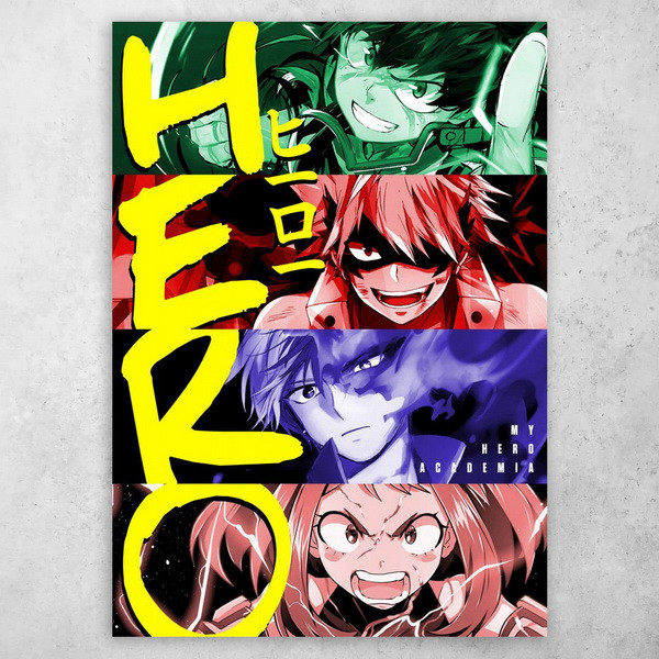 Аніме плакат постер "Моя геройська академія / Boku no Hero Academia" №7