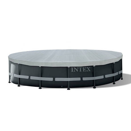 Тент на каркасний круглий басейн Intex 28040 (488 см), фото 1