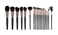 MiMo Makeup Brush Black 18 Pcs Set Набір пензлів, 18 шт