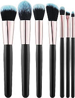 MiMo Makeup Brush Black 7 Pcs Set Набір пензлів, 7 шт