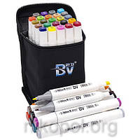 Набір скетч-маркерів 24 кольори BV800-24, у сумці