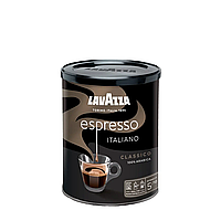 Кофе молотый Lavazza Espresso Italiano Classico 250 г в банке Лавацца 100% Арабика