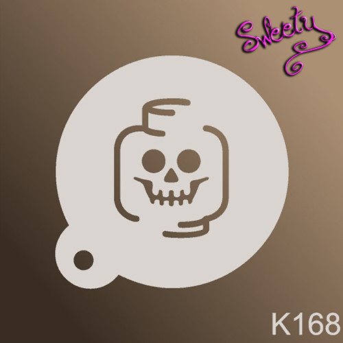 Трафарет для аквагриму багаторазові Лего, Stencils by Sweety, фото 1