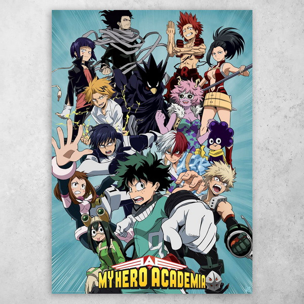 Аніме плакат постер "Моя геройська академія / Boku no Hero Academia" №17