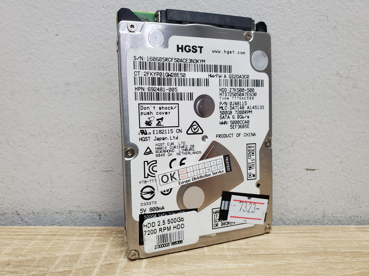Жорсткий диск (HDD) для ноутбуків, 500GB SATA (2.5"): продаж, ціна у ...