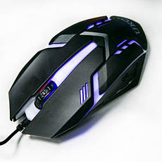Комп'ютерна клавіатура з підсвіткою геймерська UKC M416 ART-5559 Combo Gamer ігрова клавіатура з мишкою, фото 3