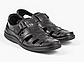 Чоловічі шкіряні літні туфлі Comfort Leather black, фото 4