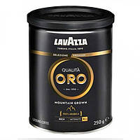 Кофе молотый Lavazza Qualita Oro Mountain Grown 250 г в банке Лавацца 100% Арабика