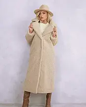 Пальто KUPI OPTOM 12287 S бежеве
