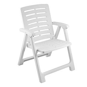 Крісло розкладне пластик Progarden REXI біле