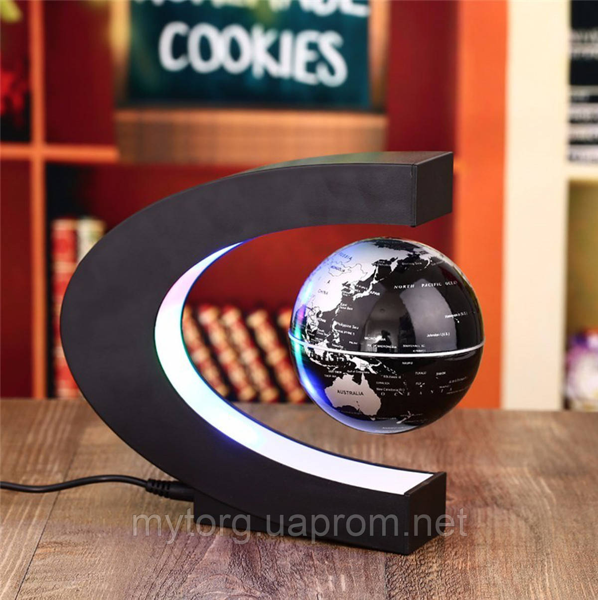 Купить Глобус левитирующий LED Черный, цена 1763 грн — Prom.ua (ID ...