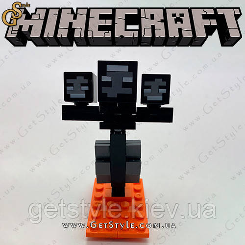 Конструктор фігурка Ісушувач Майнкрафт Wither Minecraft 8 см