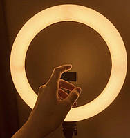 Кольцевая селфи лампа 30 см с регулированием, S31 / Светодиодная LED лампа для блогеров