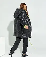 Куртки KUPI OPTOM SA-31 S/M чорний/салатовий