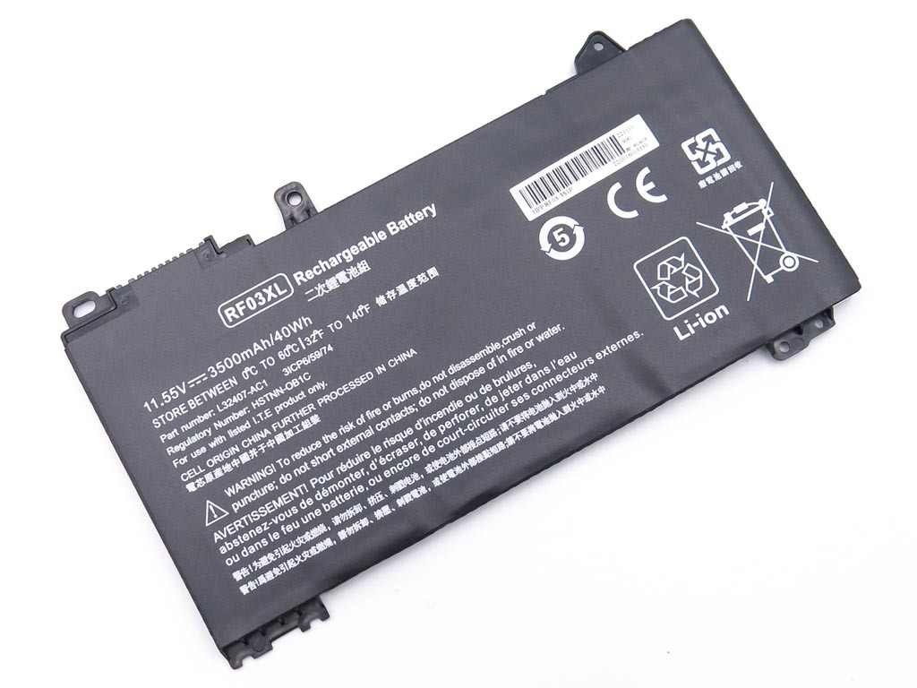 Батарея RF03XL для HP ProBook 455 G7 (HSTNN-OB1Q, L83685-AC1, L84354-005) (11.55V 3500mAh 40Wh), фото 1