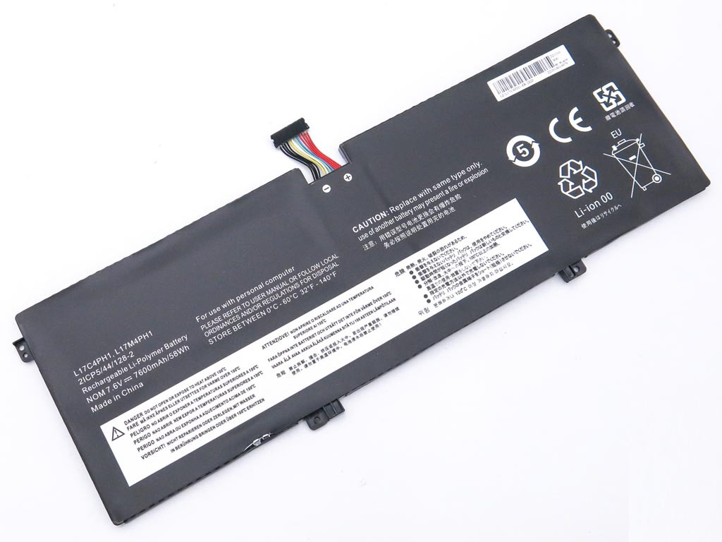 Батарея L17C4PH1 для Lenovo Yoga 7 Pro-13IKB C930 C930-13IKB (L17M4PH1) (7.6V 7600mAh 58Wh), фото 1