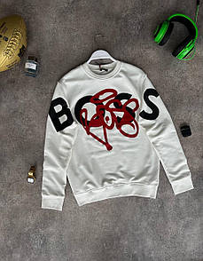 Кофта світшот худі біла весна-осінь брендова HUGO BOSS