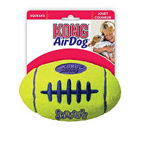 Игрушка KONG AirDog Squeaker Football регби мяч для собак малых пород S 5.1x8.3x5.1 см Желтый