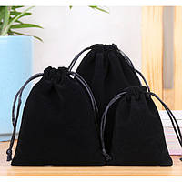 Мішечок оксамитовий 17*23 см. Чорний