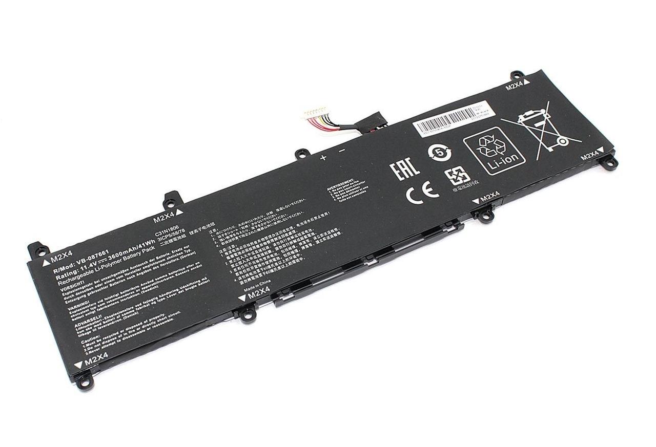 Аккумулятор для ноутбука Asus C31N1806 VivoBook S13 S330FN 11.4V Black 3600mAh Аналог, фото 1