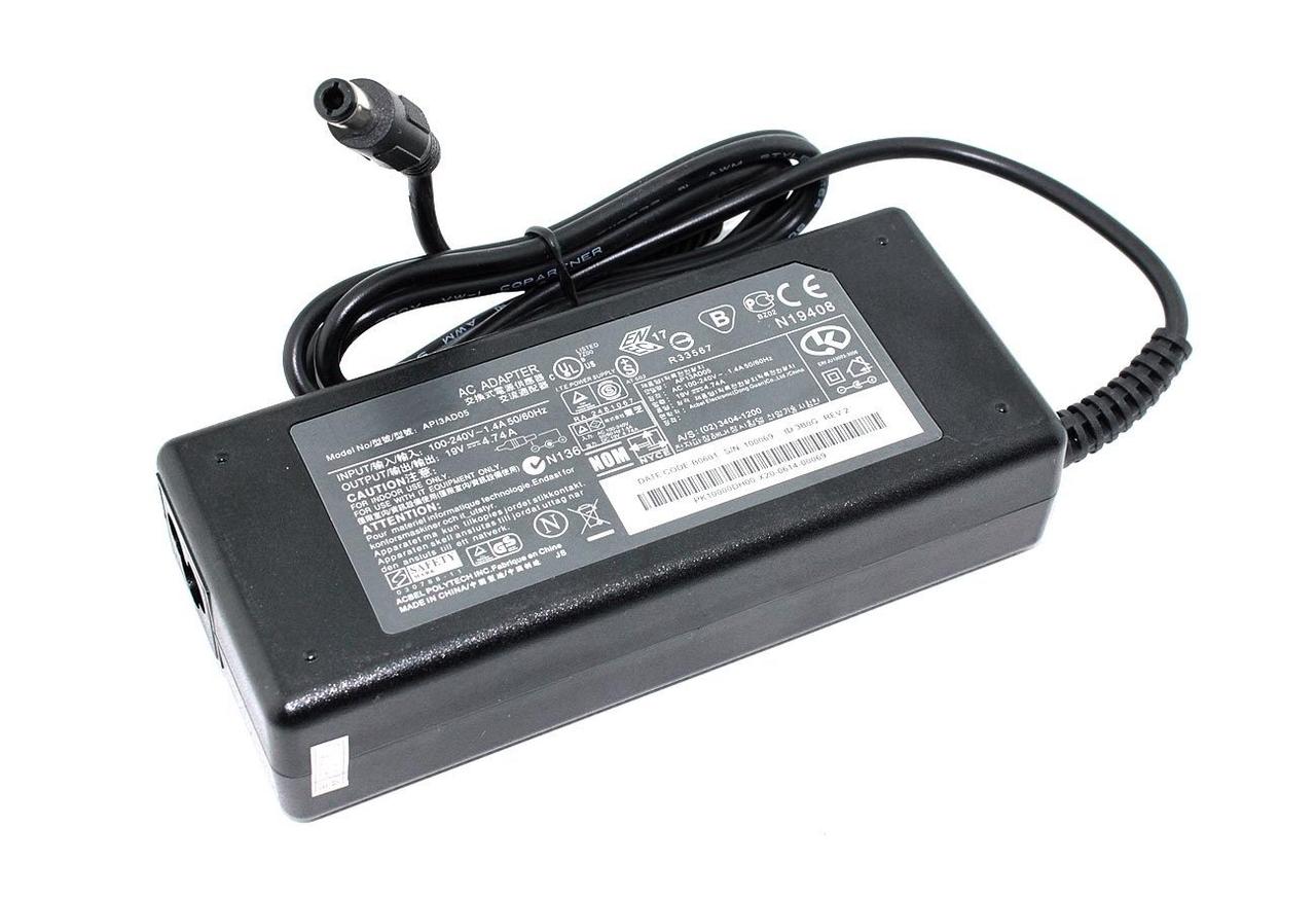 Блок живлення для ноутбука Toshiba 90 W 19 V 4.74 A 6.5x3.0mm HC, фото 1