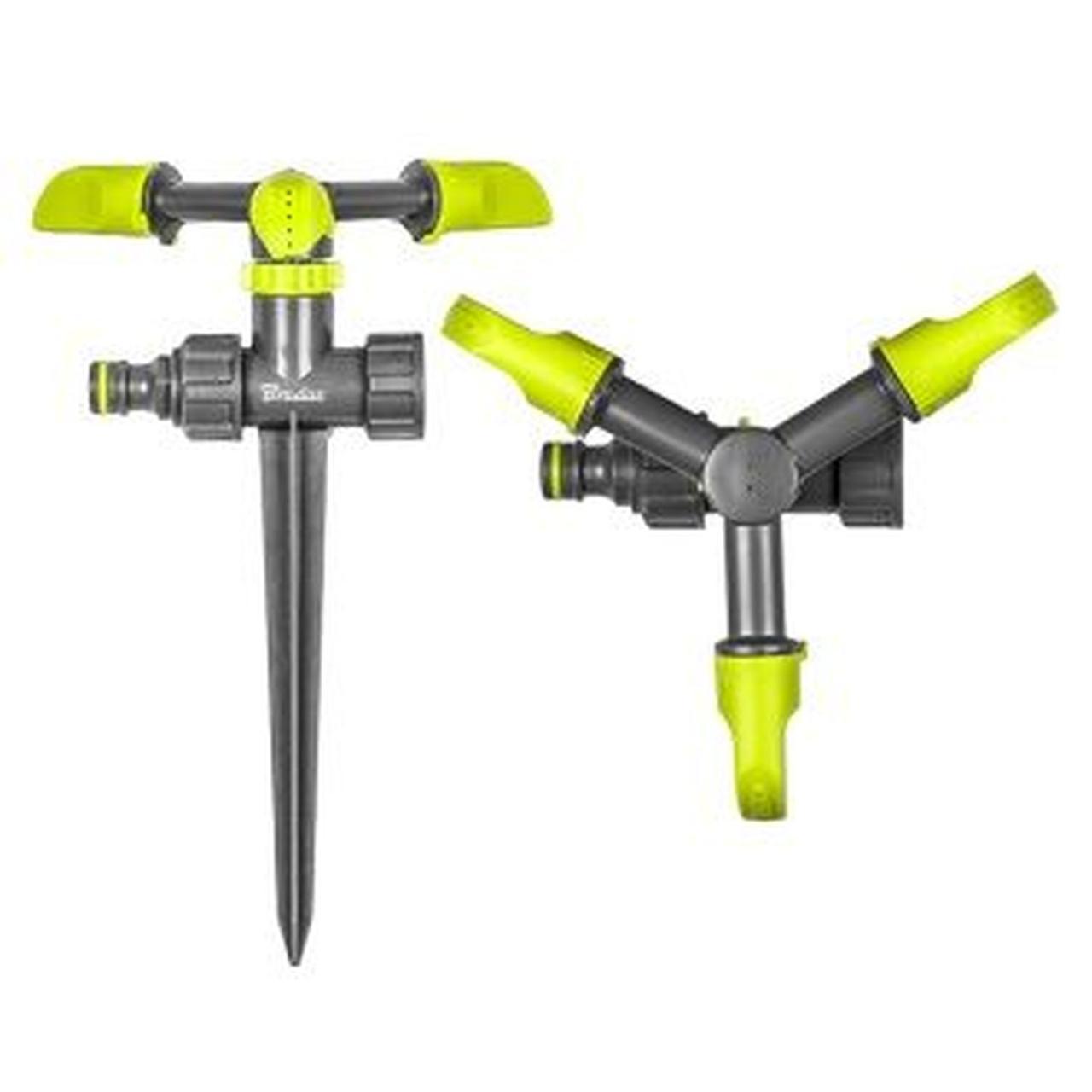 Зрошувач триріжковий обертовий на кілочку LE-6102 LIME EDITION NEW