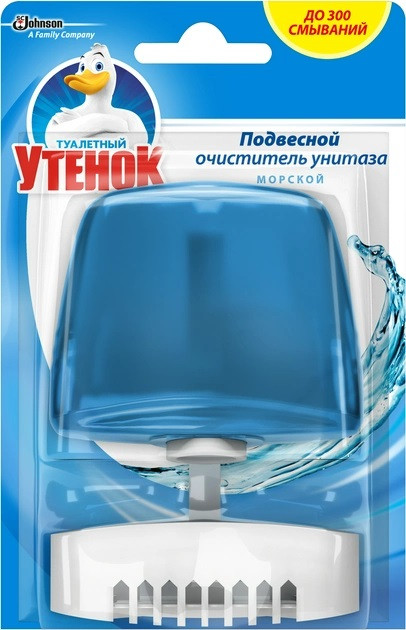 Подвесной блок для унитаза Туалетный Утенок Морской 55 миллилитров (ID ...