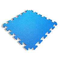 Детский коврик-пазл 480х480х10 мм синий