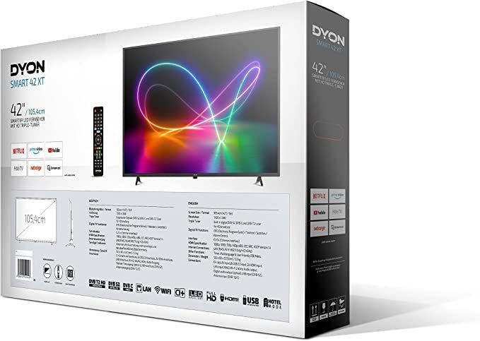 Купить Телевизор 42 дюйма DYON Smart 42 XT ( 60 Гц FHD Smart TV Wi-Fi ...