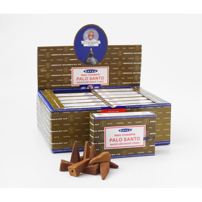 Satya Back Flow cones PALO SANTO 10 конусів у пачці