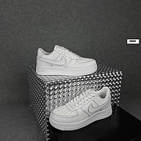 Мужские кроссовки Nike Air Force 1 '07 (белые) низкие повседневные стильные весенние кеды О10805 топ