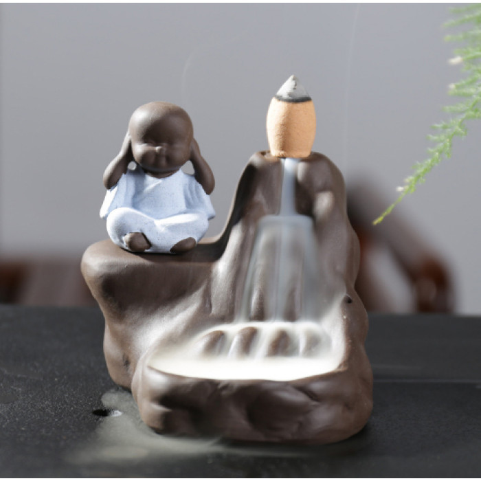 Підставка "Рідкий дим" кераміка "Потік Нічого не чує" 9*7*8 см.