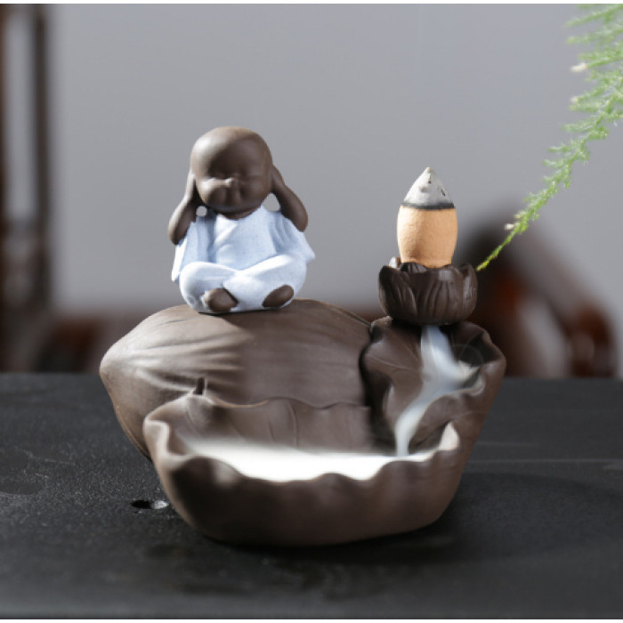 Підставка "Рідкий дим" кераміка "Кокос нічого не чує" 8,5*8*8 см.