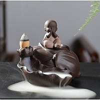 Підставка "Рідкий дим" кераміка "Бутон лотоса Нічого не скажу" 9,5*9*8,5см.