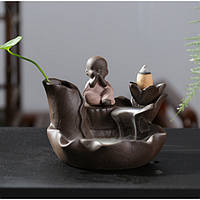 Підставка "Рідкий дим" кераміка "У лотосі Нічого не скажу" 10*9*8 см.