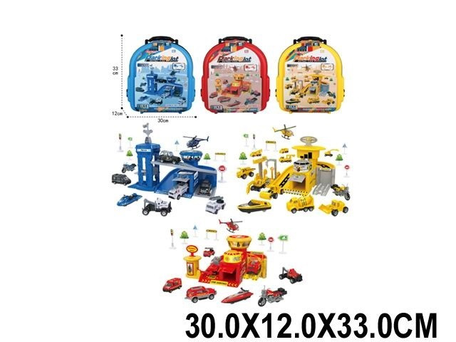 KMTH345 Паркінг іграшка для дітей 30*12*33 см
