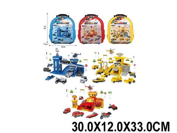 KMTH345 Паркінг іграшка для дітей 30*12*33 см, фото 1