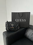 Жіноча сумка Guess Zippy Black (чорна із сірим) красива розкішна сумочка AS135 топ, фото 2