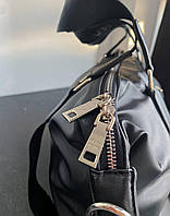 Женская подарочная сумка Prada Sport Black (черная) Gi5037 красивая, стильная, спортивная сумка на текстильном