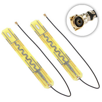 2 шт. антена вбудована WiFi 2.4/5 ГГц 7dBi IPEX4 MHF4 20 см, комплект антен для NGFF M.2 модулів, ноутбуків