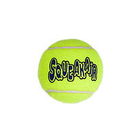 Игрушка воздушный теннисный мяч для собак KONG AirDog Squeak Air Ball S 5.1 см 3 шт Желтый