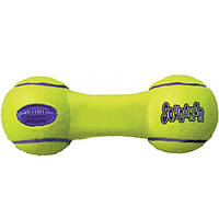 Игрушка KONG AirDog Squeaker Dumbbell воздушная гантель для собак средних пород М 6.4x17.8x6.4 см Желтый