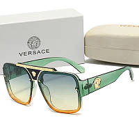 Очки V* rsace, с защитой от ультрафиолета, Premium Lux зеленая оправа градиент