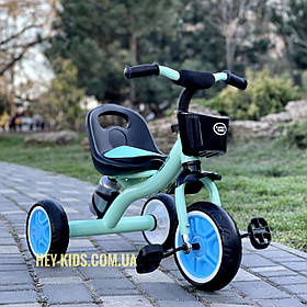 Триколісний велосипед для найменших Гномік Turbotrike M 3197-4 блакитний