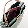 Сумка Жіноча маленька на ланцюжку FASHION 01-06 7120-1 green, фото 4