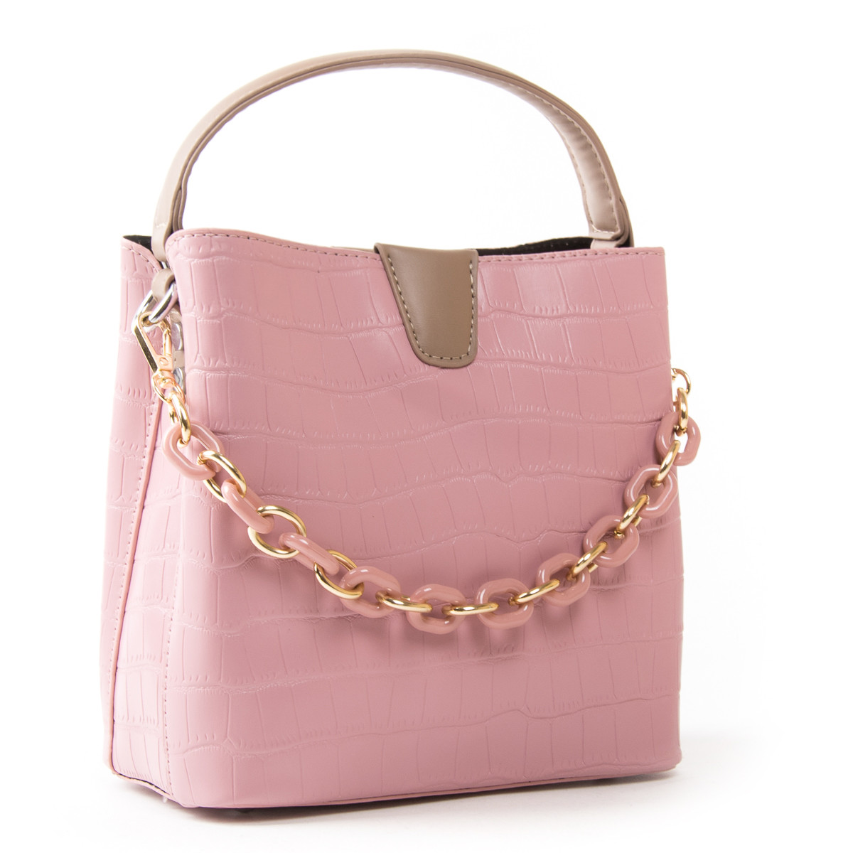 Сумка Жіноча на ланцюжку FASHION 01-06 7120-1 pink, фото 1
