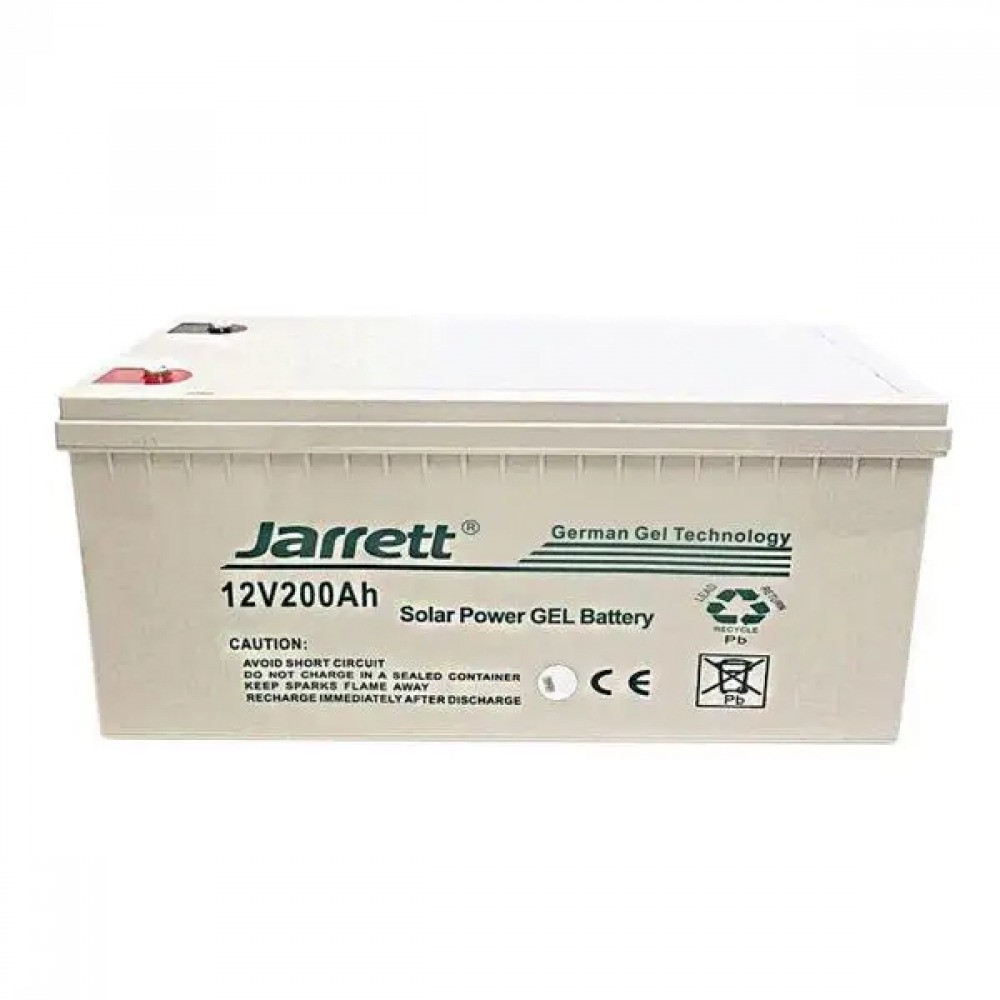 Аккумуляторная батарея универсальная Jarrett 200Ah12V гель, для ИБП/инверторов/аварийного освещения - фото 3 - id-p1807630903