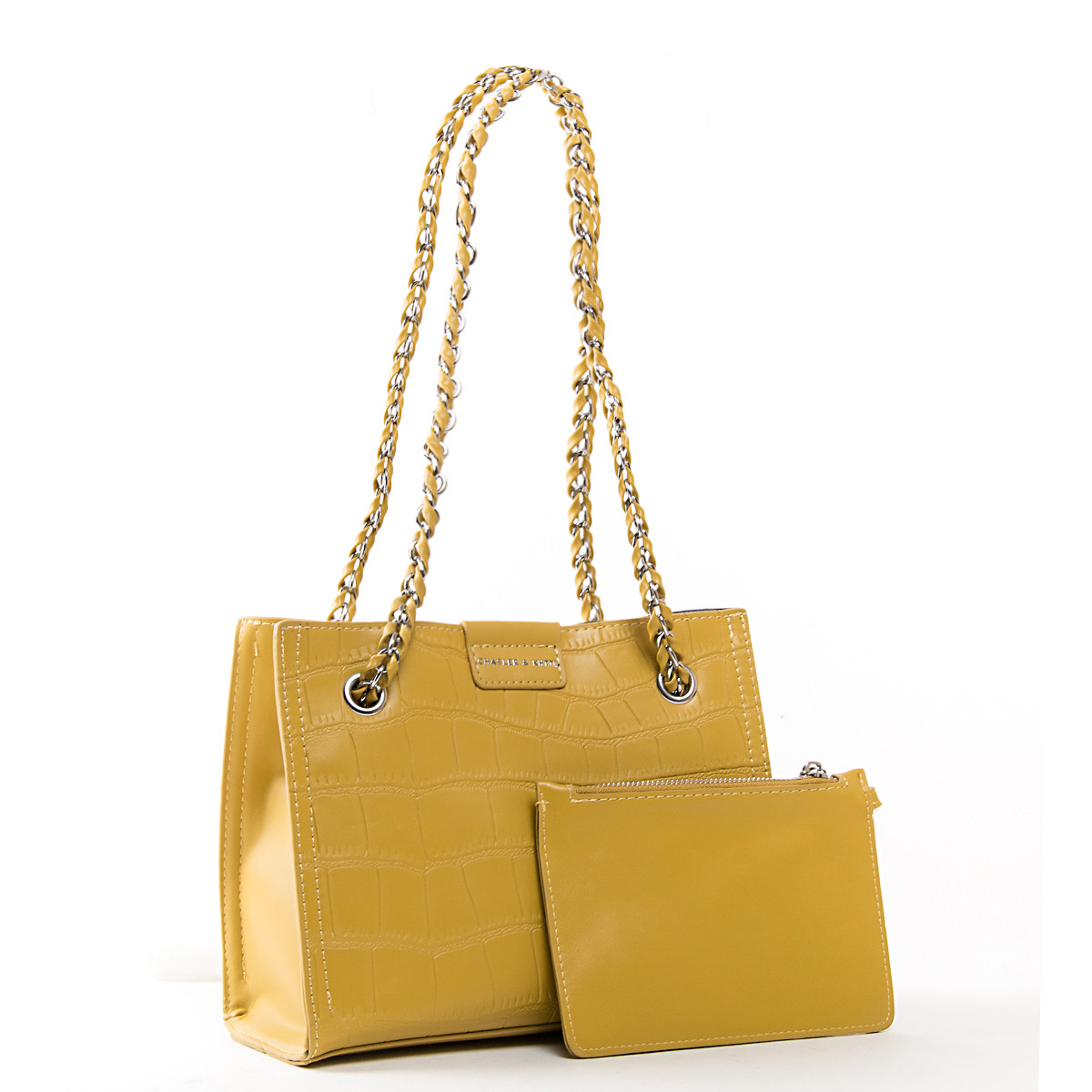 Сумка Жіноча Класична на ланцюжку FASHION 01-06 7153 yellow