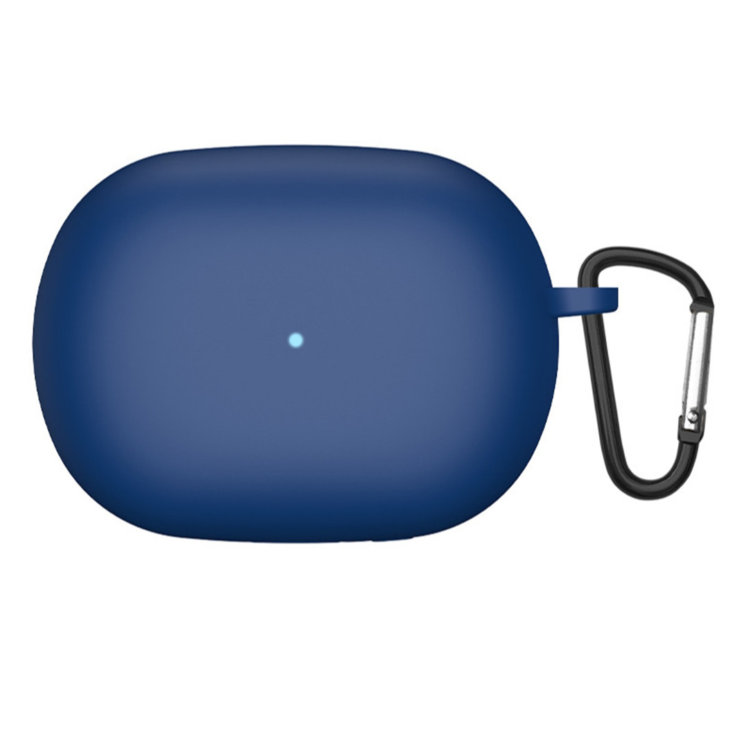 Силіконовий чохол для навушників Xiaomi Redmi Buds 4 Pro | чохол + карабін | синій